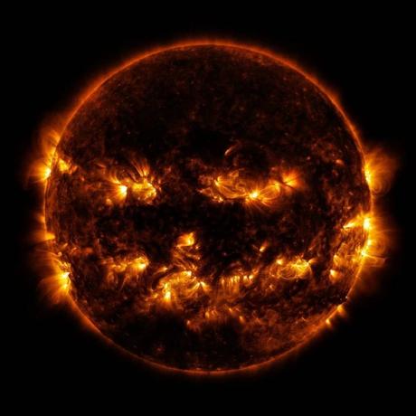 La NASA presenta la imagen “más terrorífica” del sol en vísperas de Halloween