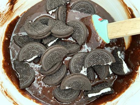 delikatissen oreo brownies halloween brownies easy brownies chocolate brownies brownie para halloween brownie muy facil brownie de chocolate negro brownie americano  