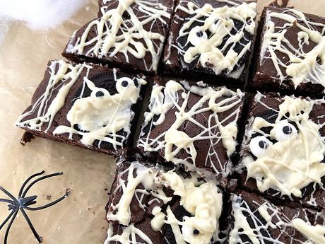 delikatissen oreo brownies halloween brownies easy brownies chocolate brownies brownie para halloween brownie muy facil brownie de chocolate negro brownie americano  