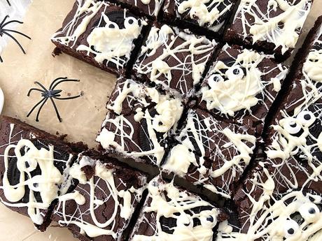 delikatissen oreo brownies halloween brownies easy brownies chocolate brownies brownie para halloween brownie muy facil brownie de chocolate negro brownie americano  