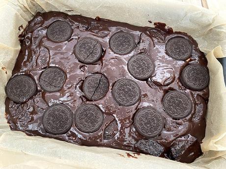 delikatissen oreo brownies halloween brownies easy brownies chocolate brownies brownie para halloween brownie muy facil brownie de chocolate negro brownie americano  