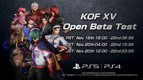 The King Of Fighters XV le pone fecha a su beta abierta exclusiva para PS4 y PS5
