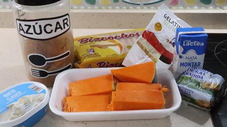 Cheesecake de Calabaza en Mambo Los ingredientes para hacer cheesecake de calabaza con Mambo Cecotec