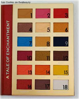 #review #paletarostro #bellaybestia #disney #paletasombras #eyeshadow #iheartrevolution #notino #swatches #review