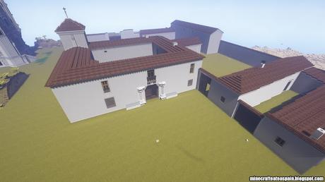 Réplica Minecraft de la Venta de Borondo, Daimiel, Ciudad Real, España.