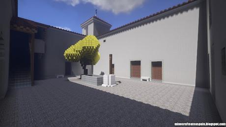 Réplica Minecraft de la Venta de Borondo, Daimiel, Ciudad Real, España.