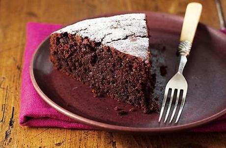 Bizcocho de remolacha con chocolate