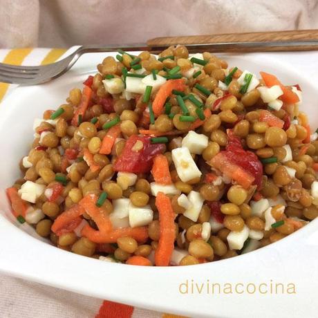 Ensalada de lentejas