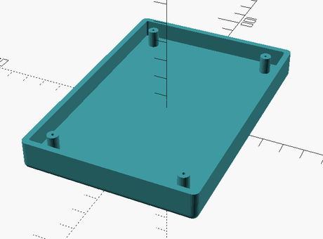 Diseño en 3D de un contenedor para proyectos electrónicos Diseño en 3D de un contenedor para proyectos electrónicos