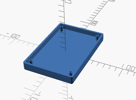 Diseño en 3D de un contenedor para proyectos electrónicos Diseño en 3D de un contenedor para proyectos electrónicos