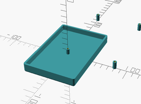 Diseño en 3D de un contenedor para proyectos electrónicos Diseño en 3D de un contenedor para proyectos electrónicos