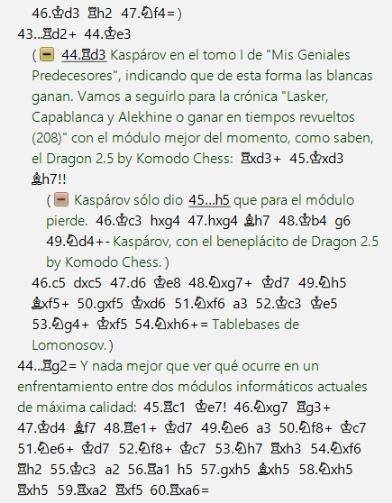 Lasker, Capablanca y Alekhine o ganar en tiempos revueltos (208)