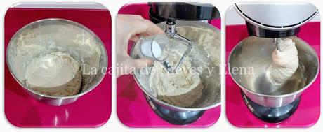 Pan de trigo y espelta con masa madre, dos refrescos y levado lento Pan de trigo y espelta con masa madre, dos refrescos y levado lento