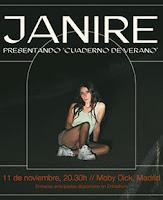 Concierto de Janire en Moby Dick Club