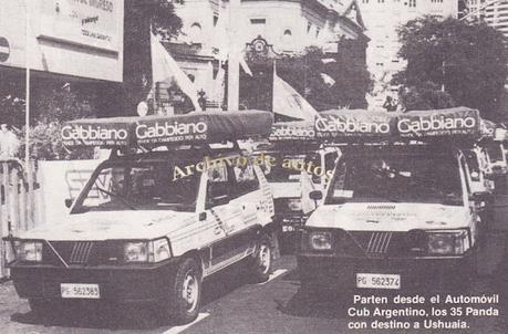 Treinta y cinco Fiat Panda 4x4 recorrieron Argentina entre 1988 y 1989
