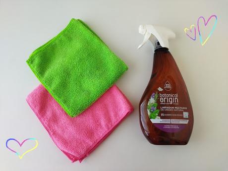 Probando Botanical Origin multiusos quitagrasas ecológico