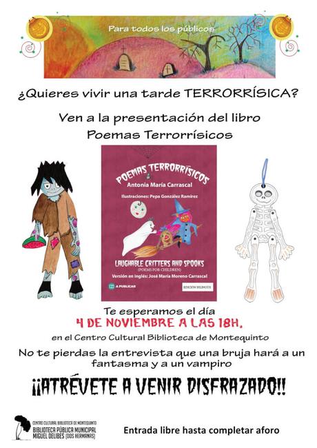 Presentación del libro «Poemas Terrorrísicos» de la escritora Antonia María Carrascal