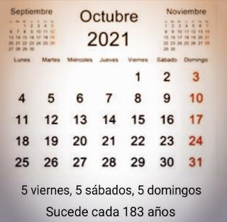 Un octubre perfeccionista