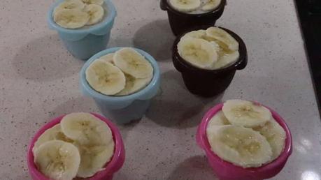 Flan de Plátano con Thermomix ® Echamos la masa en las flaneras