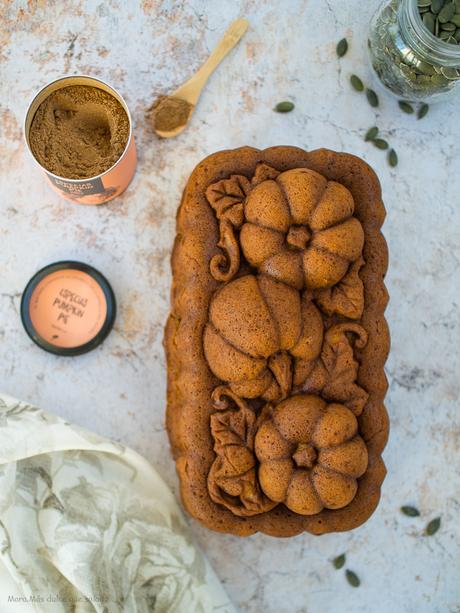 Bizcocho de calabaza y aceite de oliva