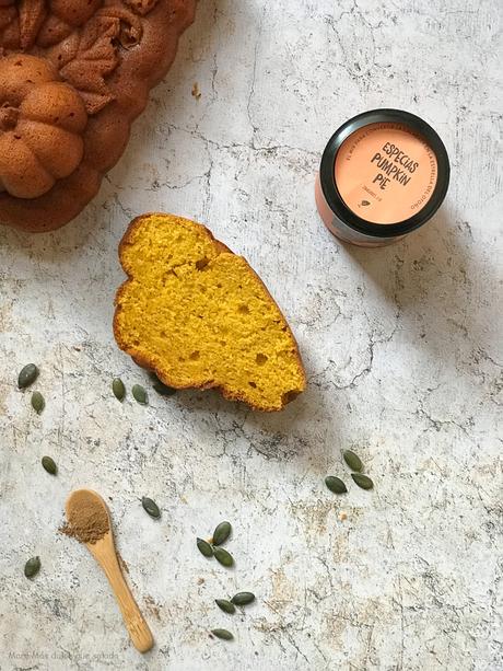 Bizcocho de calabaza y aceite de oliva