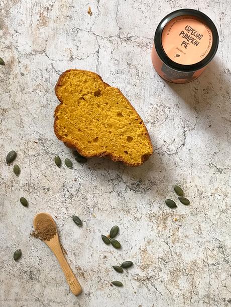 Bizcocho de calabaza y aceite de oliva