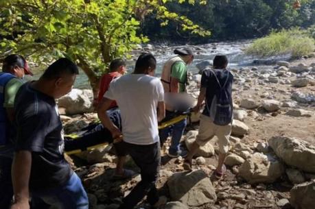 Fallece turista al salvar sus hijos en un río de Xilitla