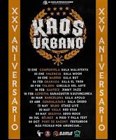 Gira XXV Aniversario de Kaos Urbano.