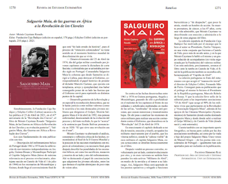 RESEÑA DEL LIBRO DE SALGUEIRO MAIA EN LA REVISTA DE ESTUD...