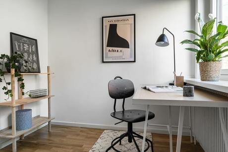 delikatissen white scandi kitchen tiny kitchen tiny apartment scandi kitchen open-plan open kitchen cocina pequeña diseño cocina nórdica abierta cocina escandinava cocina con península cocina blanca  