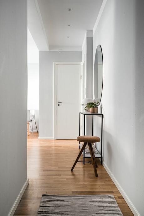 delikatissen white scandi kitchen tiny kitchen tiny apartment scandi kitchen open-plan open kitchen cocina pequeña diseño cocina nórdica abierta cocina escandinava cocina con península cocina blanca  