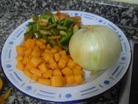 Verduras para hacer el curry