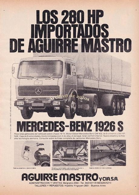 Mercedes-Benz 1926 S importado por Aguirre Mastro del año 1980