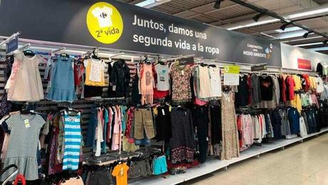 Carrefour se suma a la venta de ropa infantil de segunda mano