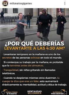 Levantarse a la 4:30 de la mañana