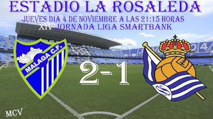 MALAGA CF 2-1 REAL SOCIEDAD-B