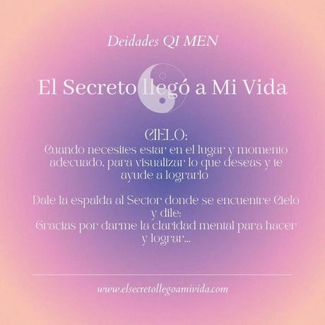 Deidades Qi Men- Cielo