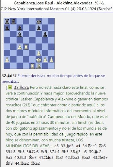 Lasker, Capablanca y Alekhine o ganar en tiempos revueltos (213)