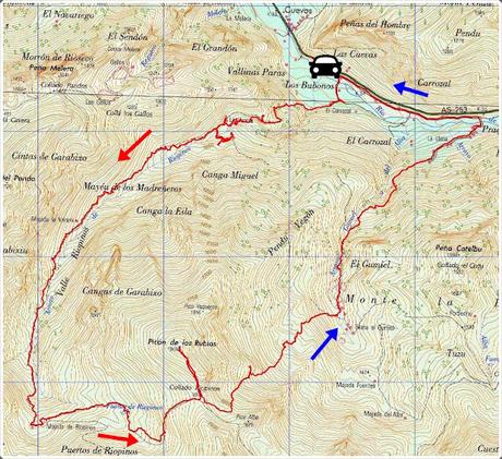 Cuevas-La Varera-Rupinos-El Picón de las Rubias-El Gumial