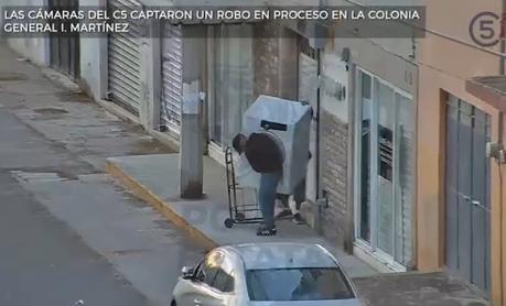 Video: Estatales detienen a ladrones en la General I. Martínez