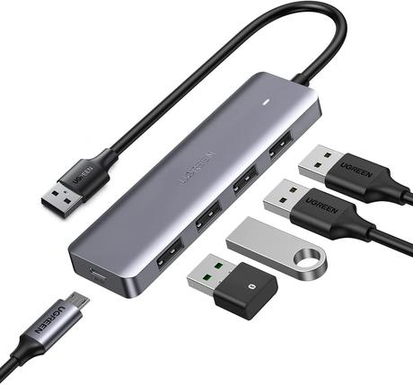 Reciclaje de un hub usb en un hub de alimentación