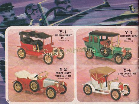 Catálogo de Yesteryear de Matchbox del año 1971 Catálogo de Yesteryear de Matchbox del año 1971