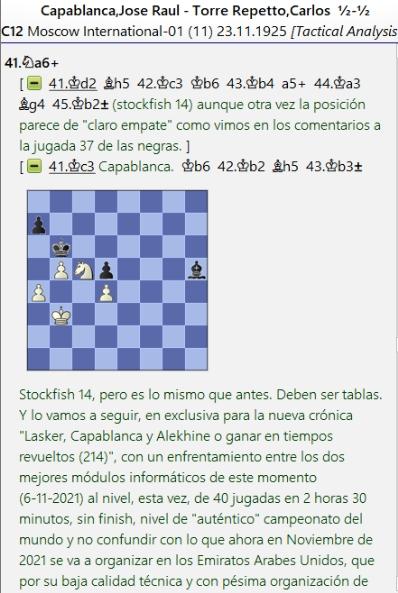Lasker, Capablanca y Alekhine o ganar en tiempos revueltos (214)