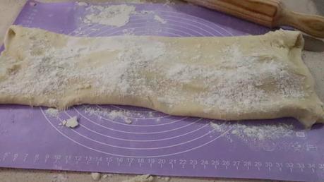 La masa de hojaldre terminada con Thermomix