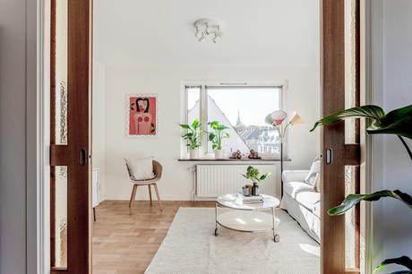 delikatissen scandinavian kitchen scandinavian apartament scandi style modern scandi decor kitchen island distribución abierta decoración nórdica decoración moderna cocina con isla cocina abierta apartamento sueco  