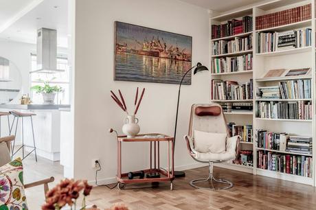 delikatissen scandinavian kitchen scandinavian apartament scandi style modern scandi decor kitchen island distribución abierta decoración nórdica decoración moderna cocina con isla cocina abierta apartamento sueco  