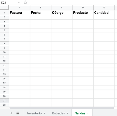 Cómo hacer un inventario en Excel paso a paso