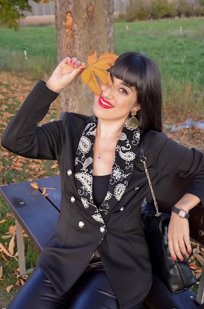 Blazer solapa paisley | Shein