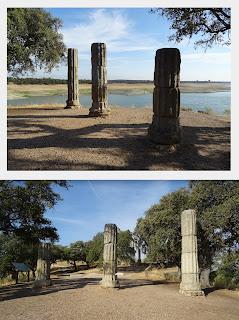 Imagen del mes: Templo romano de la Cilla, en las ruinas de Talavera la Vieja