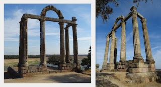 Imagen del mes: Templo romano de la Cilla, en las ruinas de Talavera la Vieja